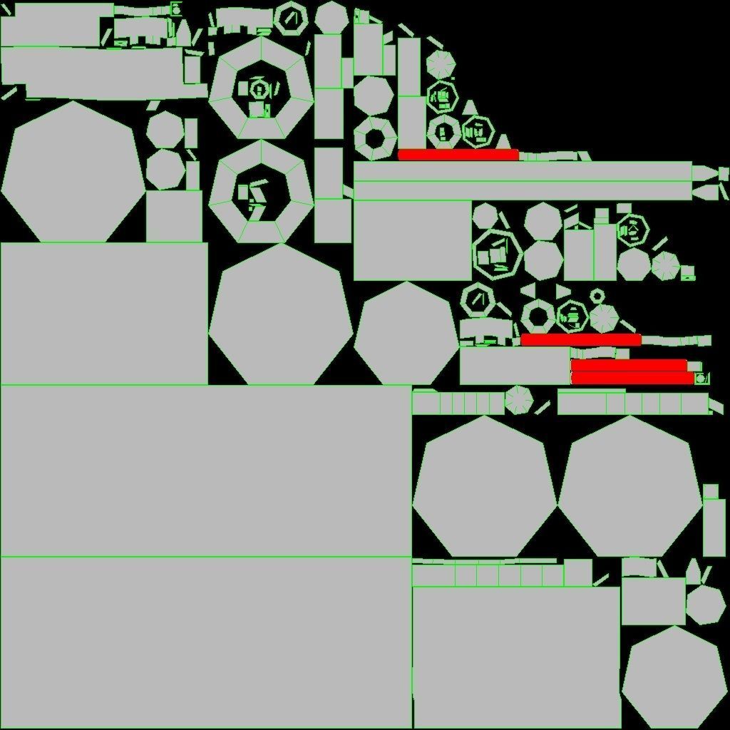 SpaceShip  Low-poly 3D model_24