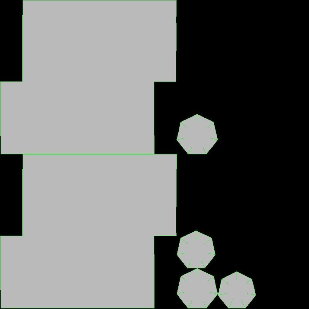 SpaceShip  Low-poly 3D model_27