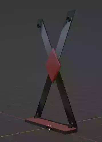St Andrews Cross 3D model