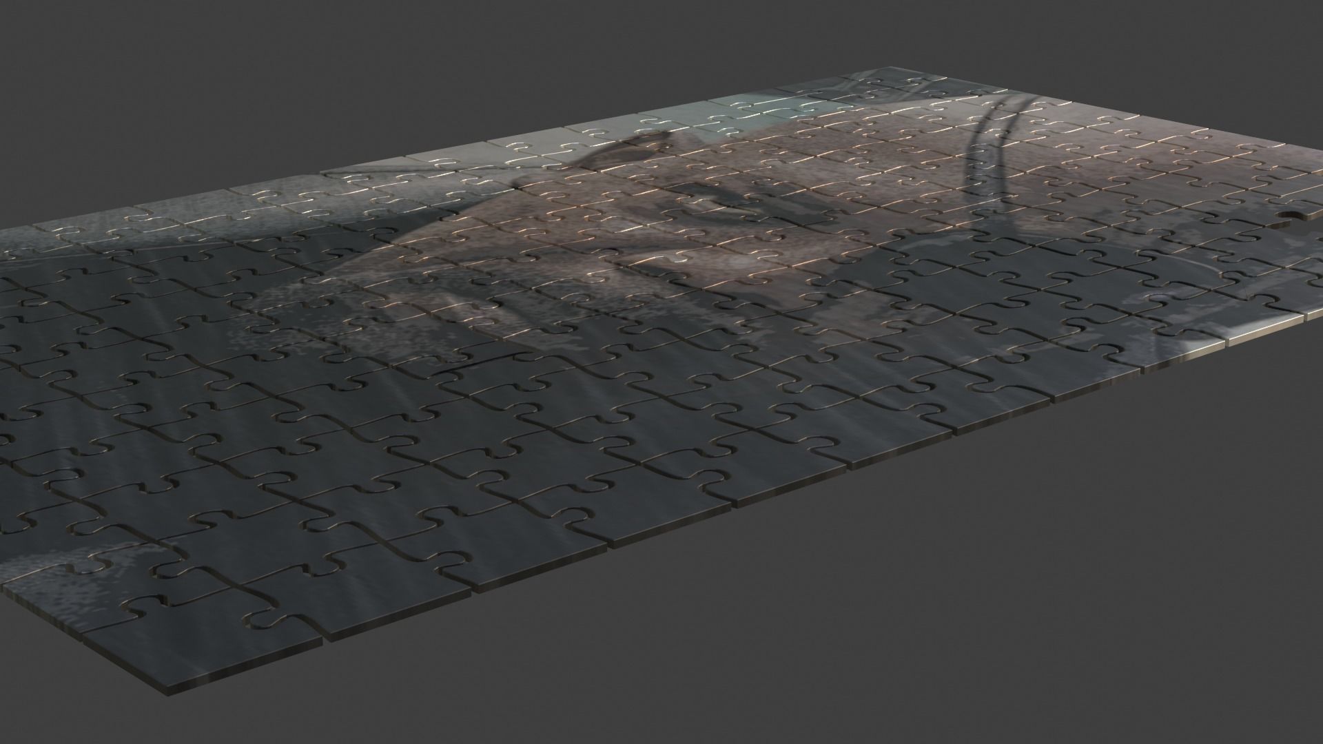 Samuel L Jackson Puzzle Low-poly 3D model_6