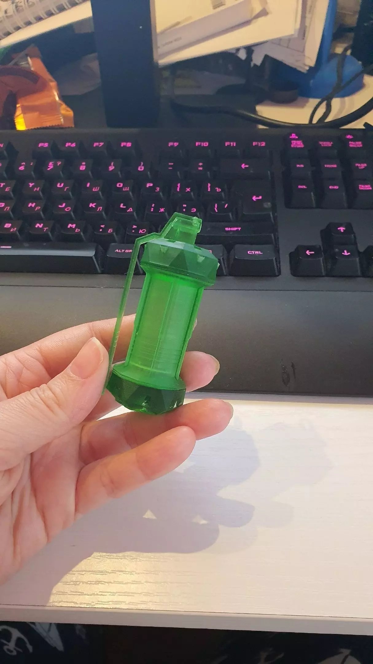 Grenade Keychain 3D print model
