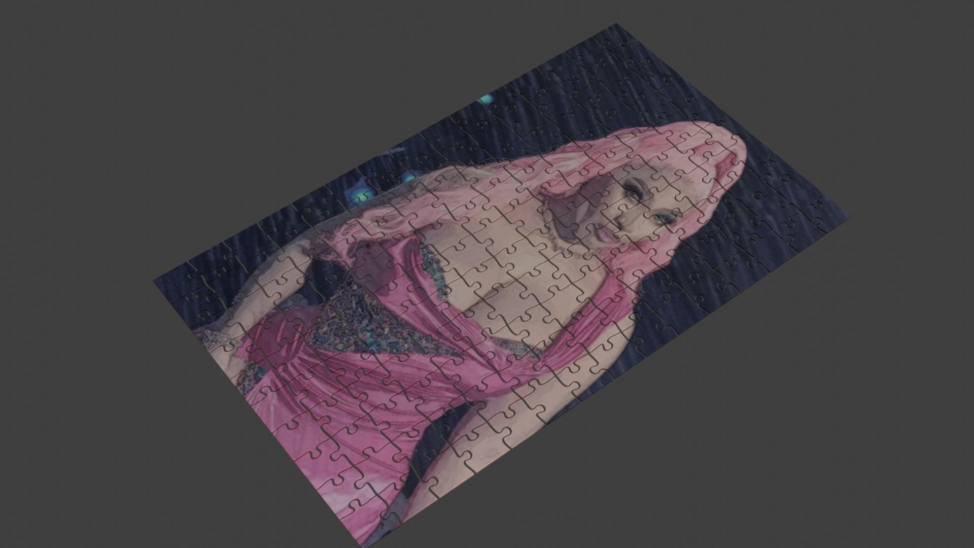 Nicki Minaj Puzzle Low-poly 3D model_4