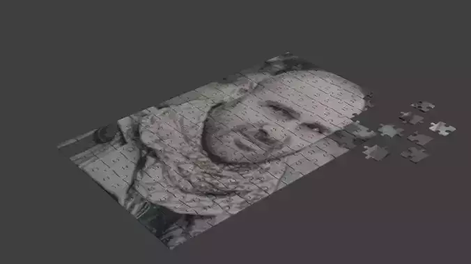 ed stafford Puzzle Low-poly 3D model