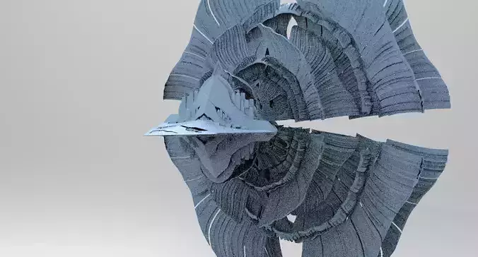 Ancient Alien spear tower 2 3D model