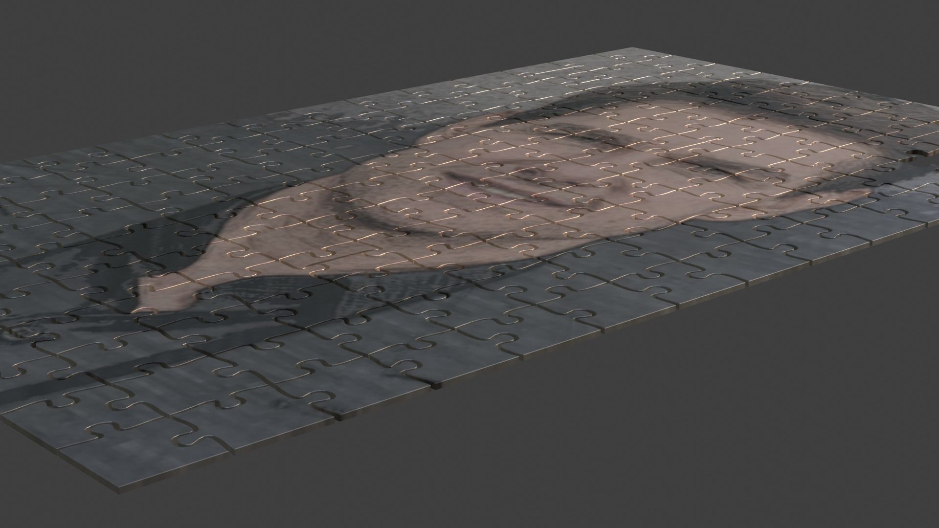 Tom Cruise Puzzle Low-poly 3D model_6