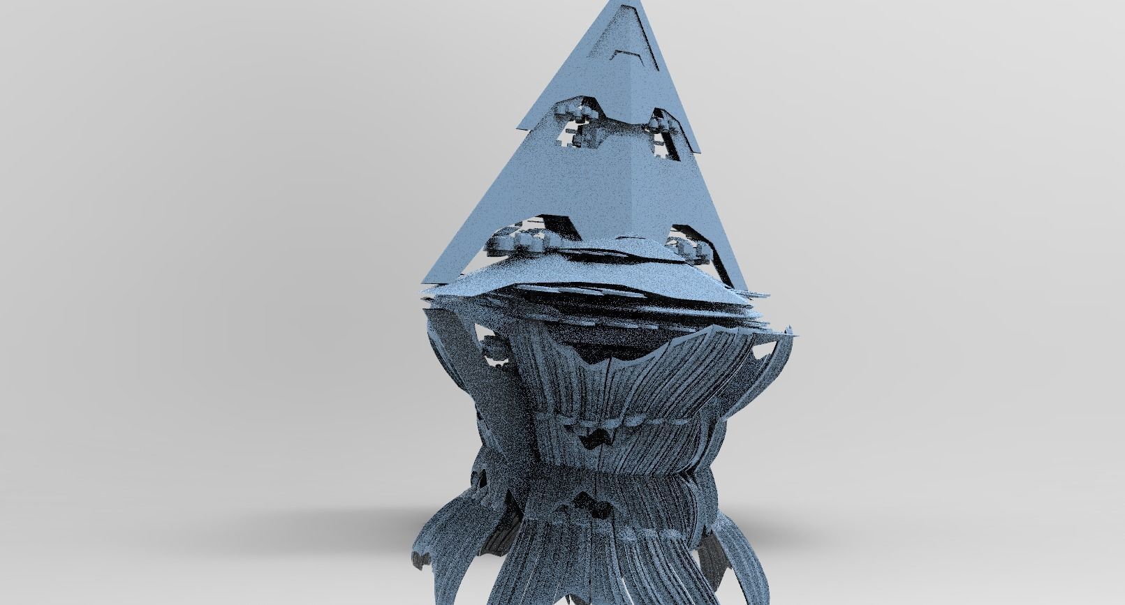 Ancient Alien spear tower 5 3D model_1