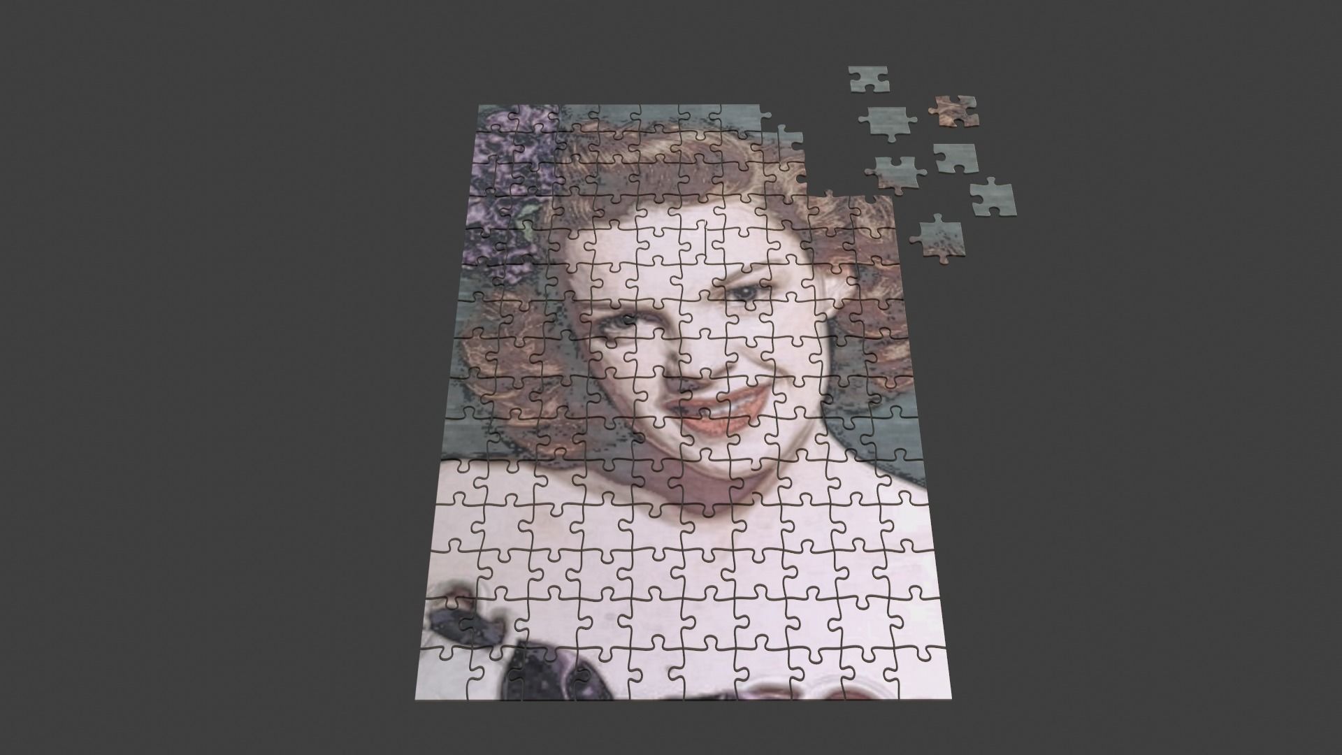 3D model Judy Garland Puzzle VR / AR / lowpoly CGTrader