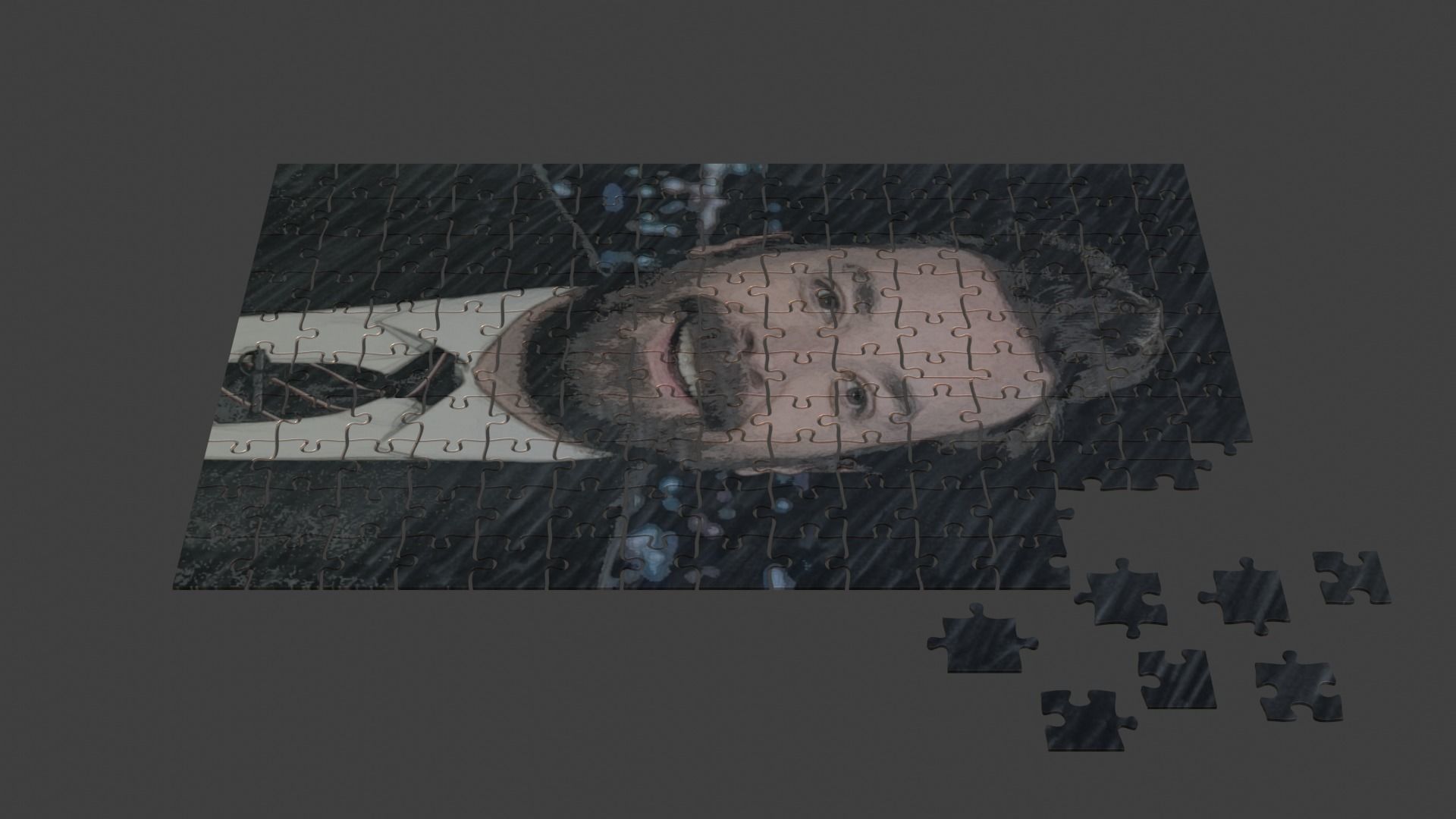 jimmy fallon Puzzle Low-poly 3D model_3