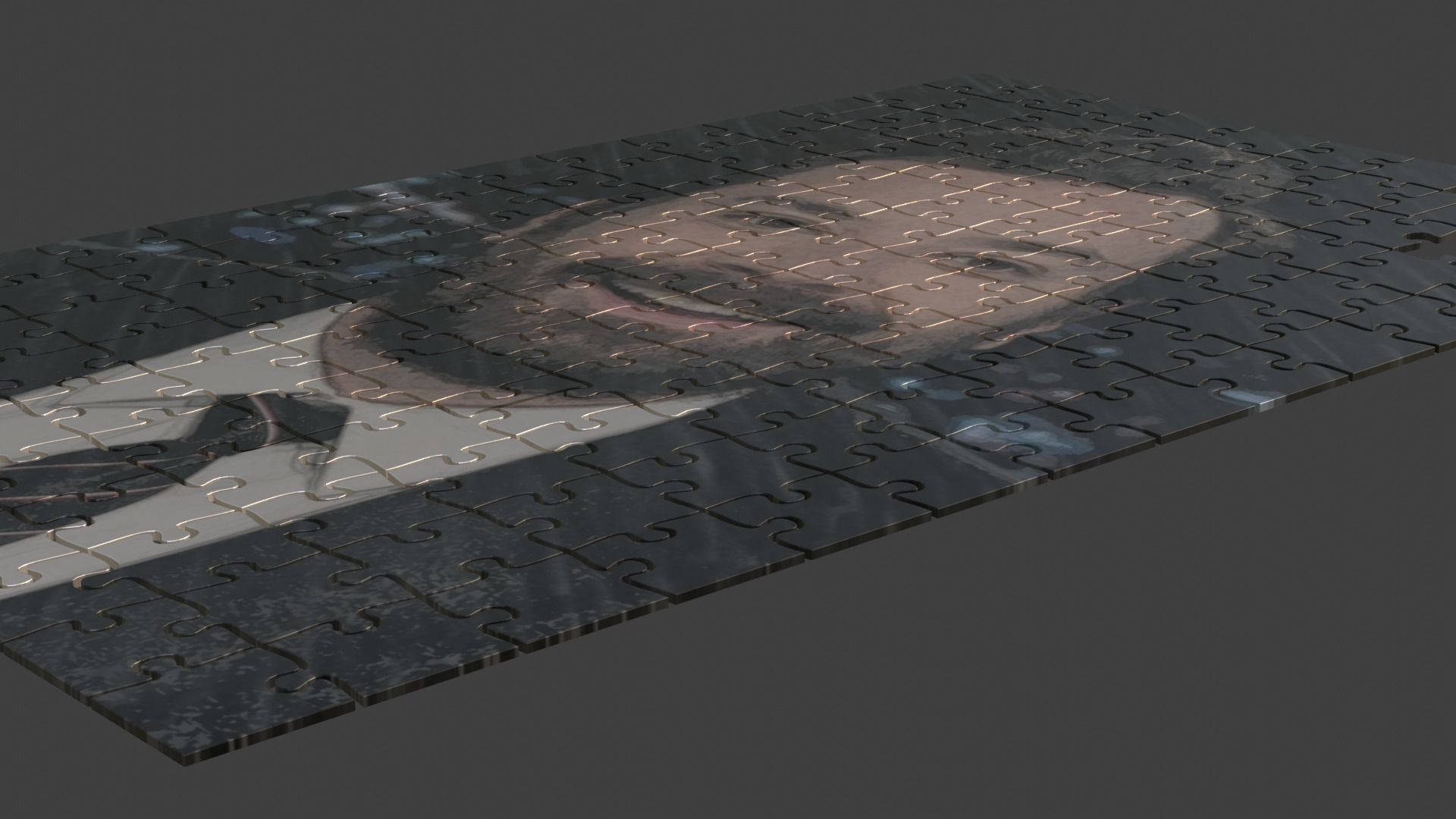 jimmy fallon Puzzle Low-poly 3D model_6