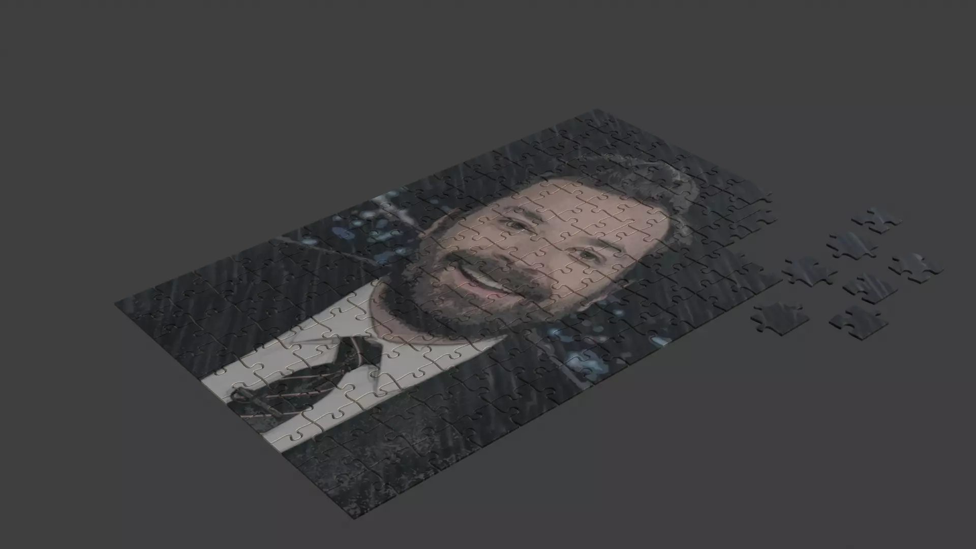 jimmy fallon Puzzle Low-poly 3D model_0