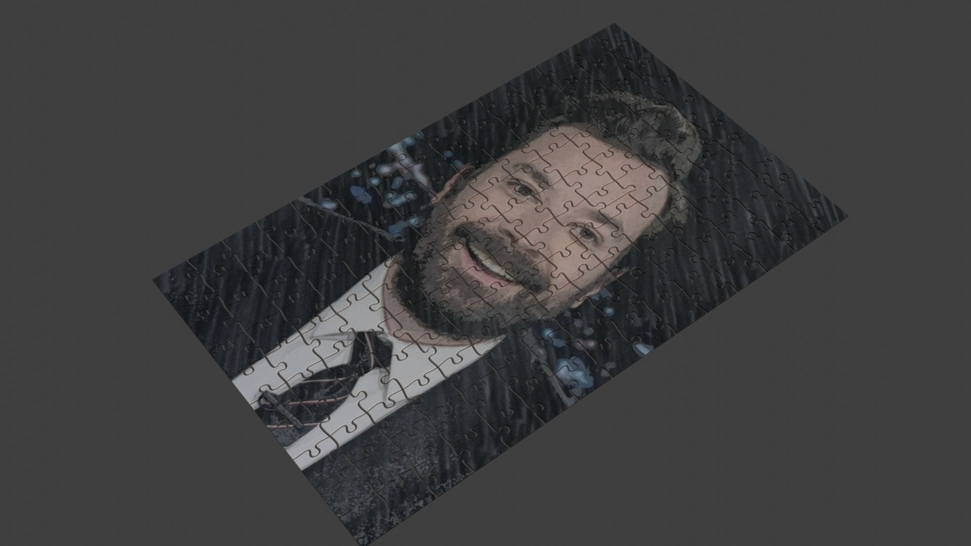 jimmy fallon Puzzle Low-poly 3D model_4