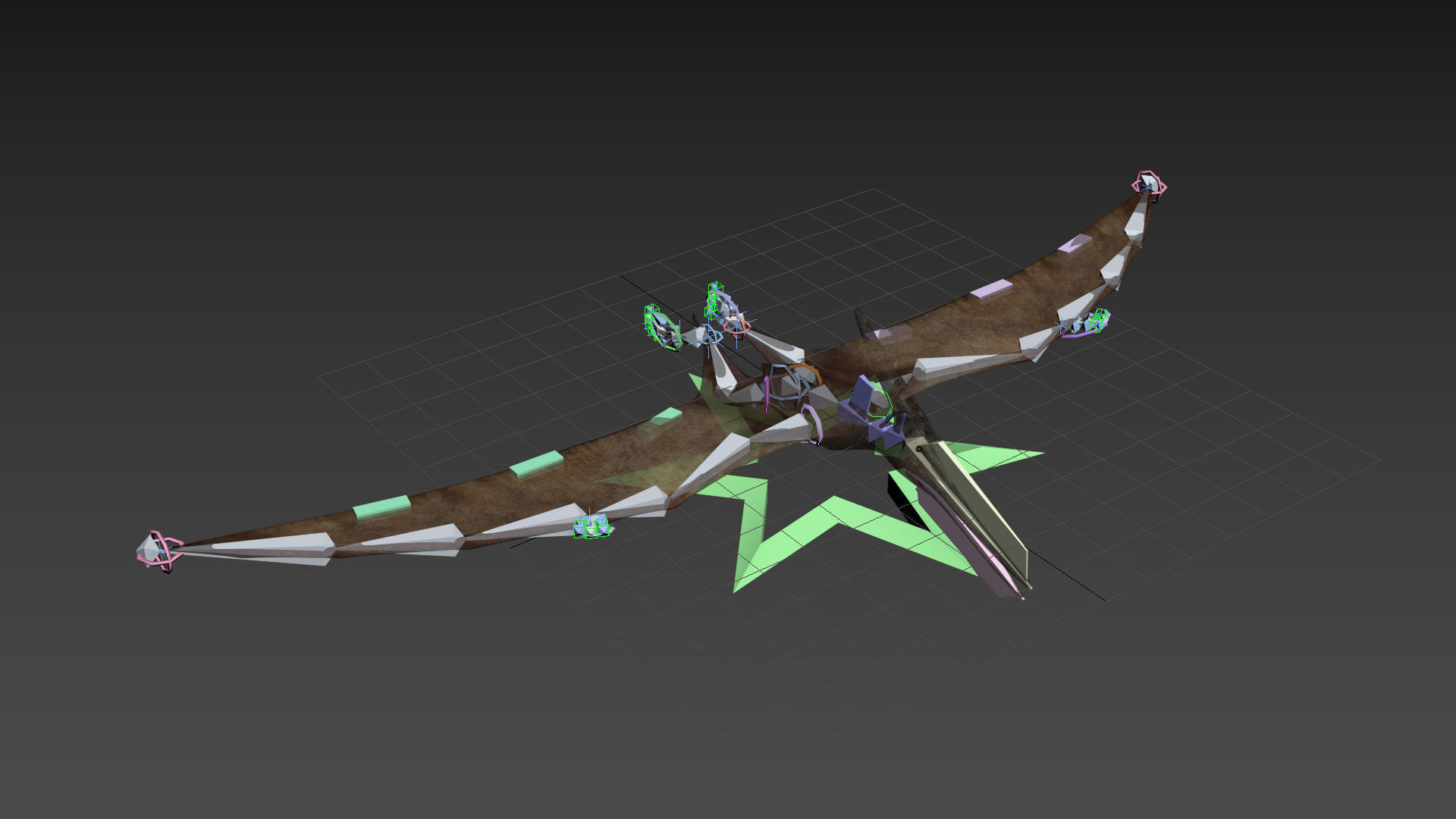 Pterosaur Forever 8K - 3d animated model 3D model_15