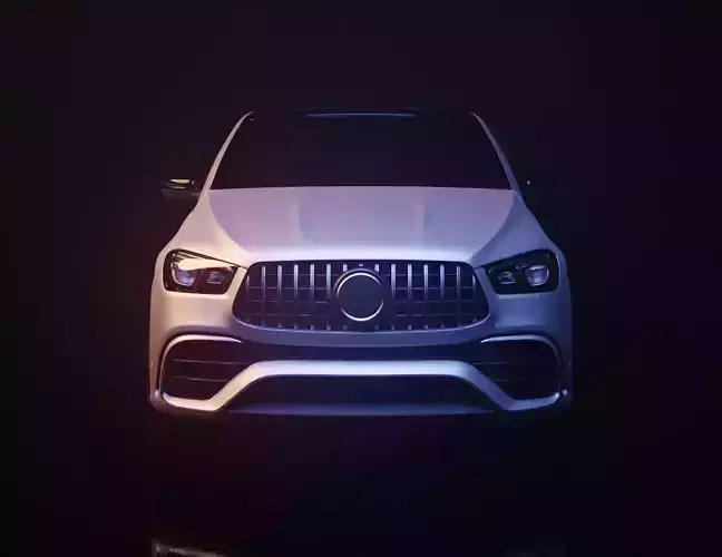 Mercedes Benz GLE 2022 Low-poly 3D model