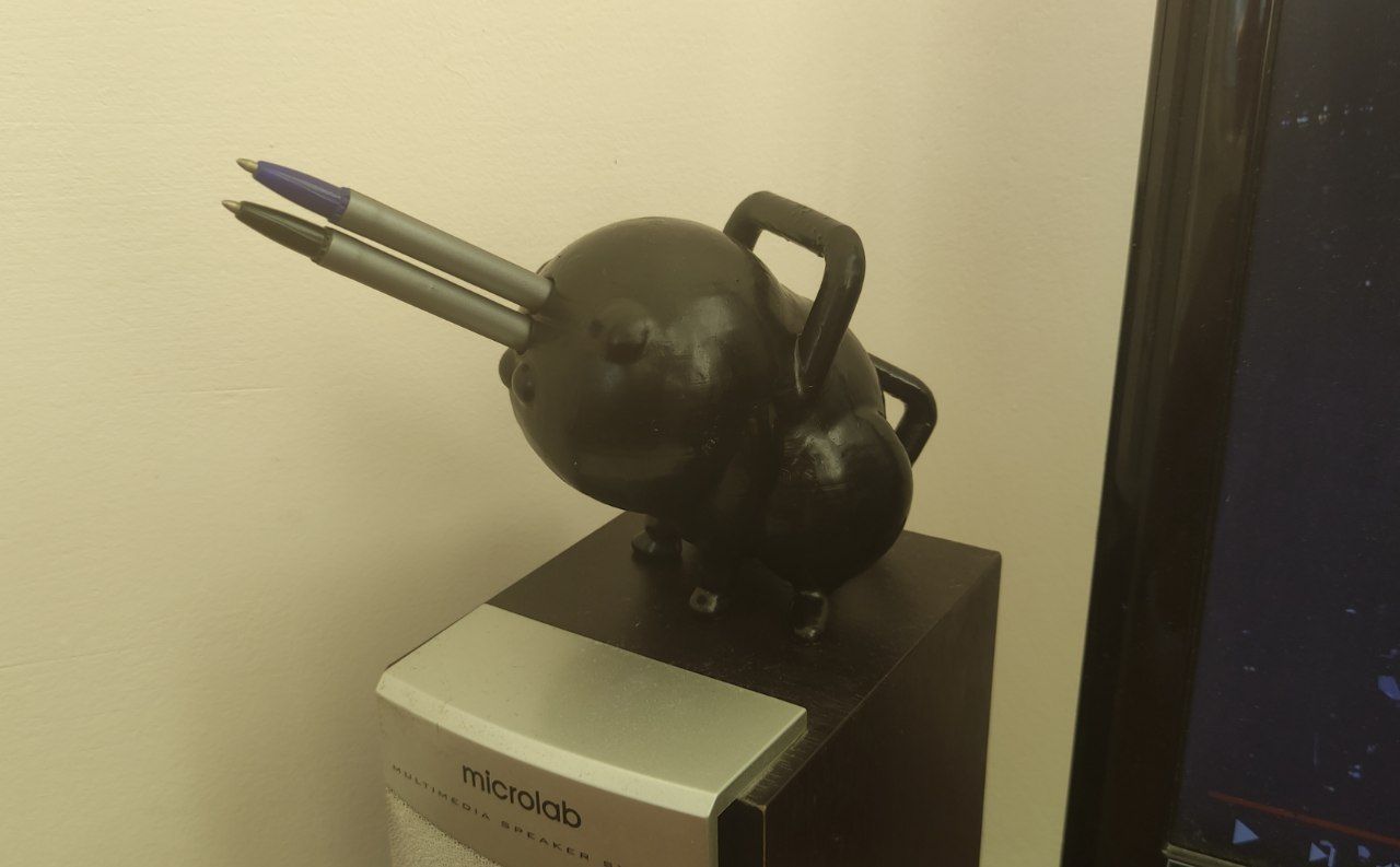 Pochita - pen and pencil holder 3D print model_4