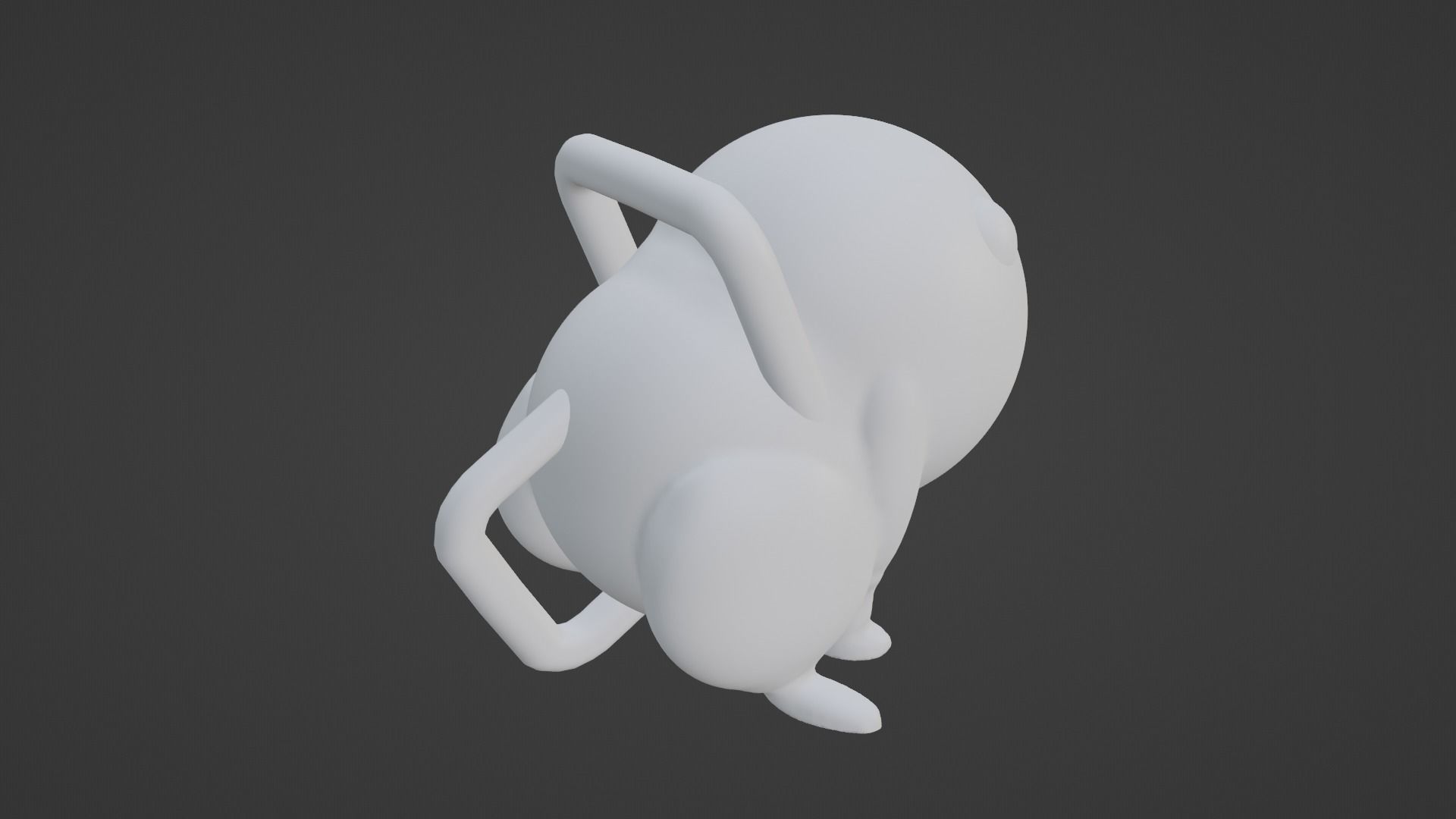 Pochita - pen and pencil holder 3D print model_3