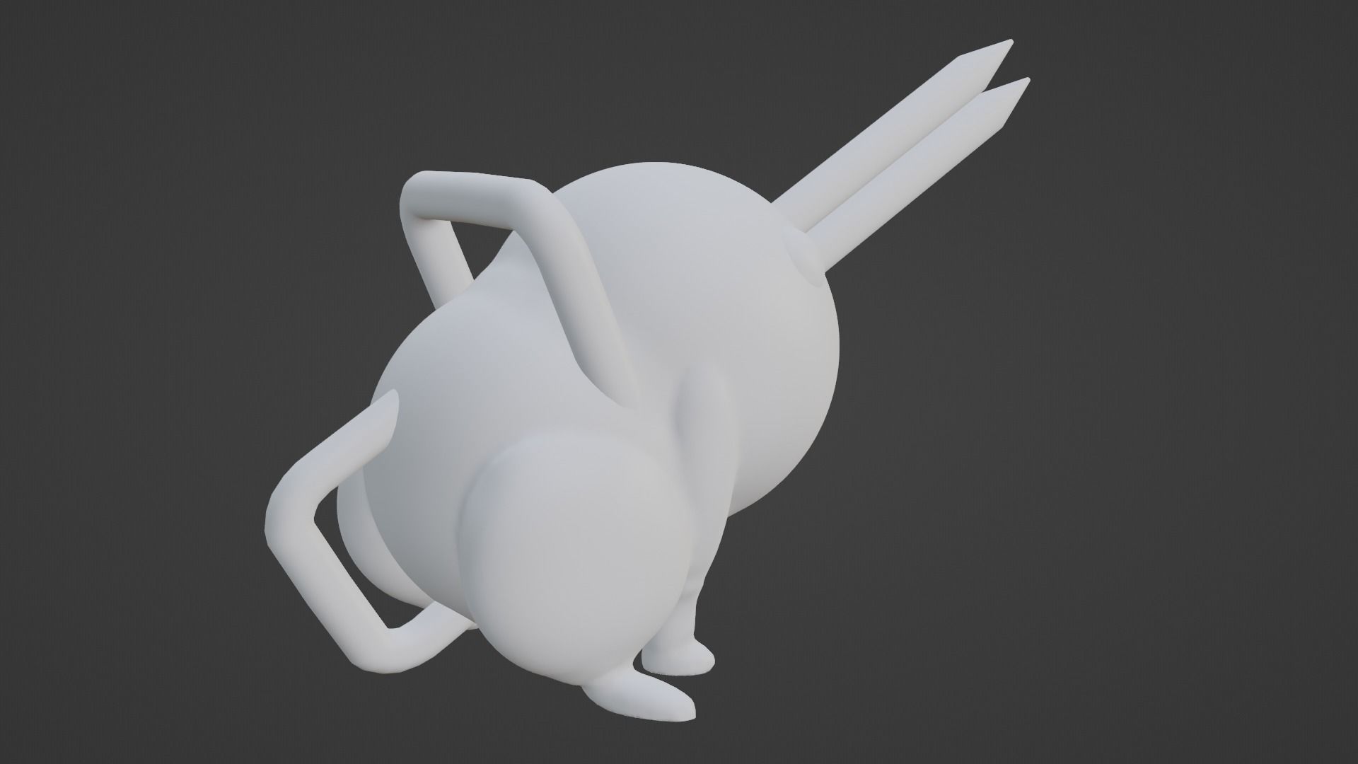 Pochita - pen and pencil holder 3D print model_1