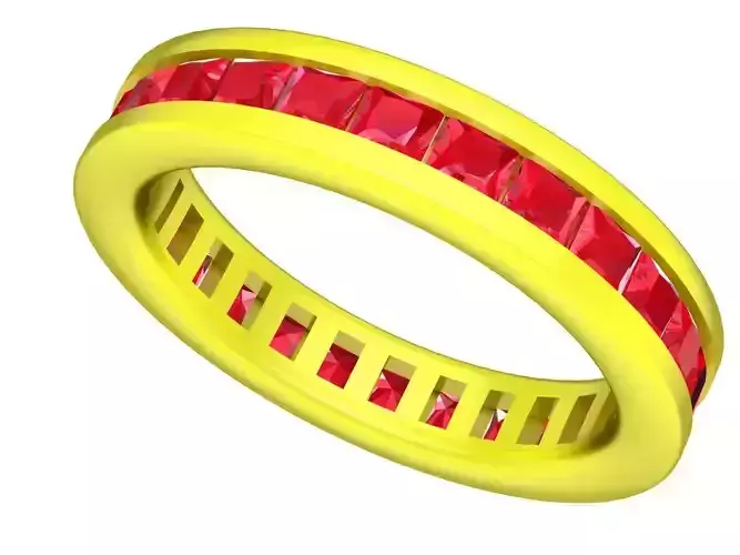 5258 fashion princess diamond ring for lady