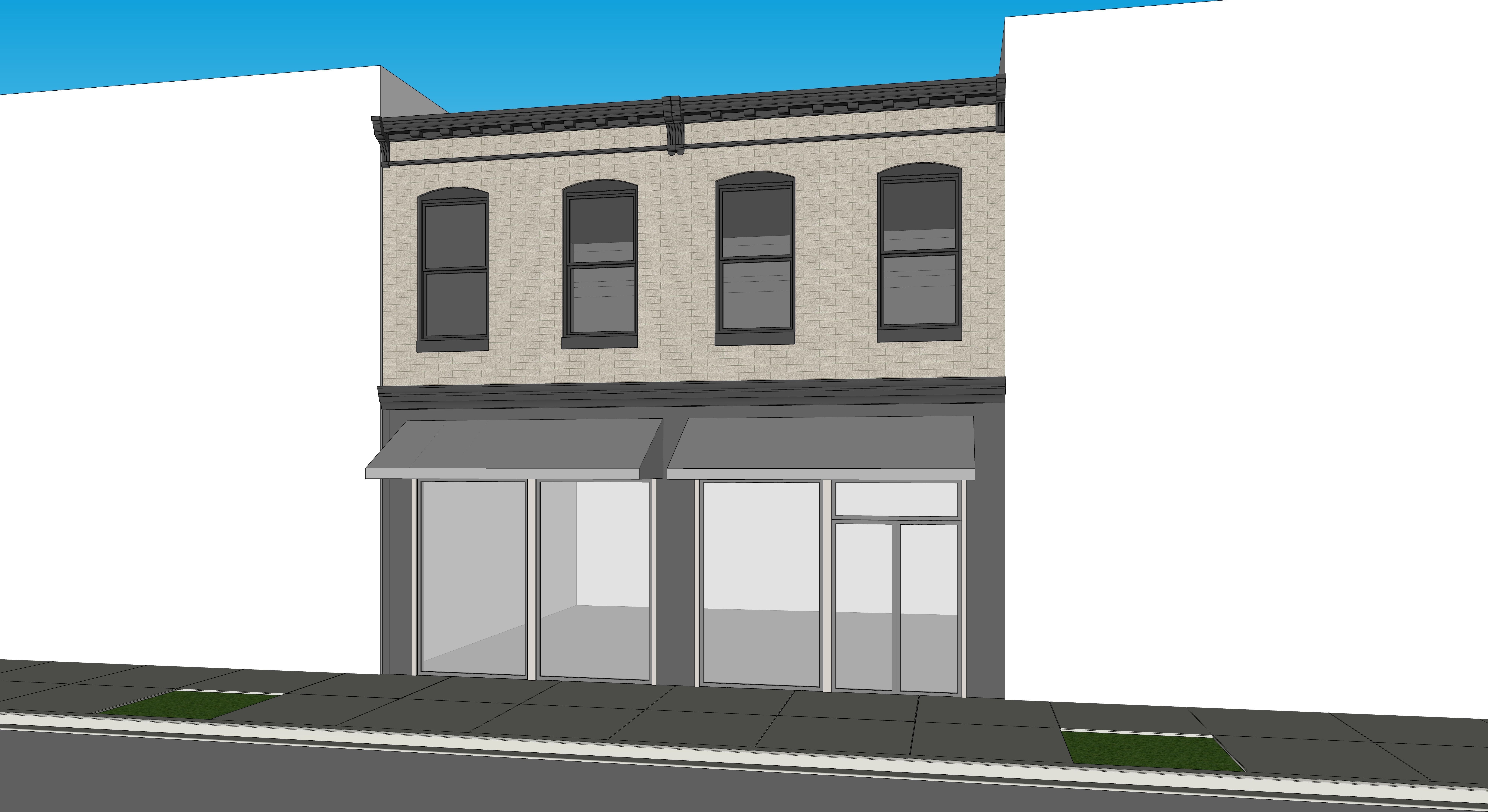 00-34-Exterior Shop Low-poly 3D model_2