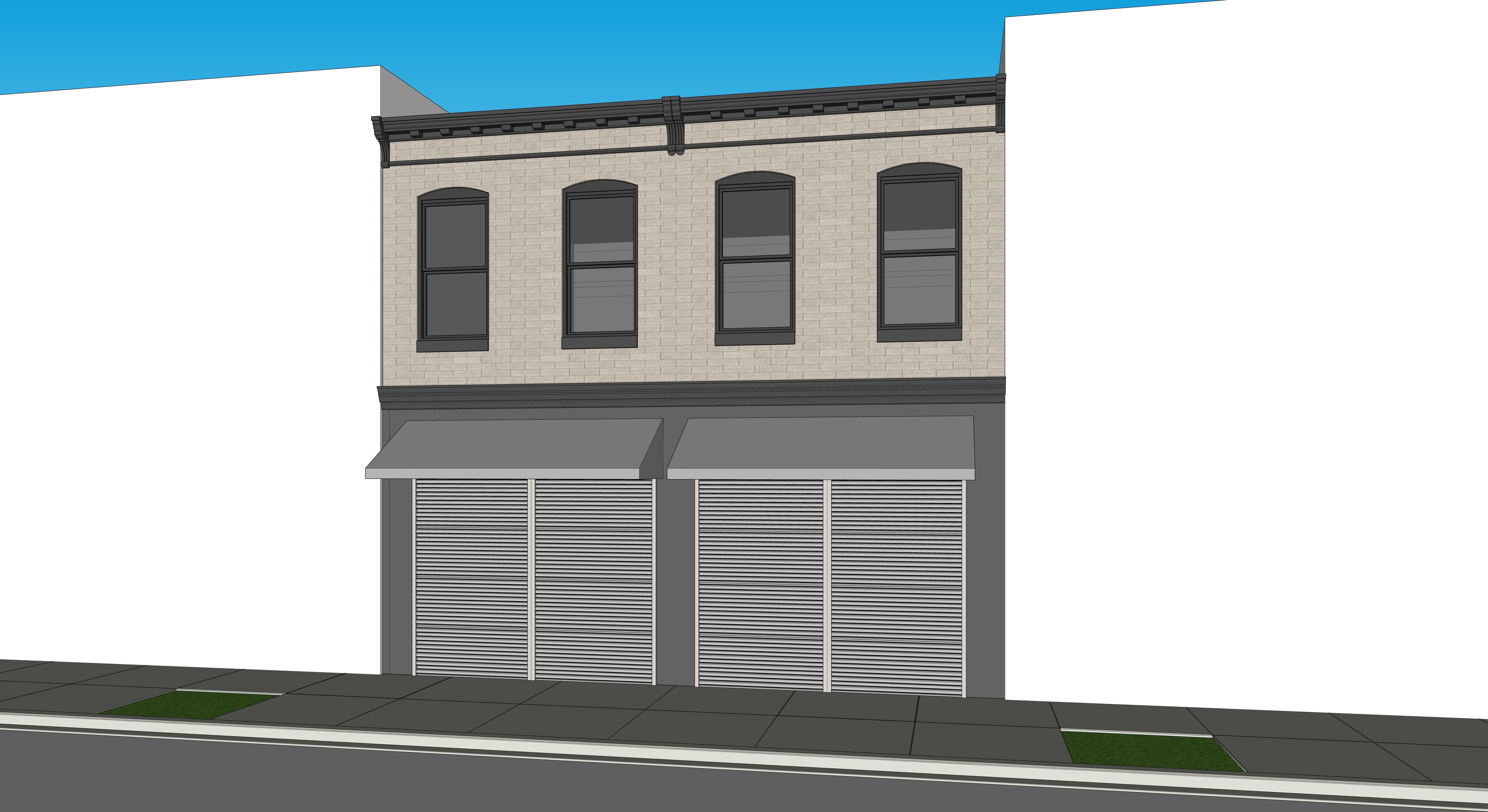 00-34-Exterior Shop Low-poly 3D model_3