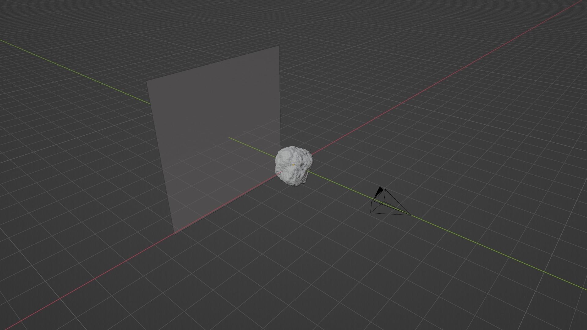 Procedural Sci Fi Glowing Asteroid - Space Rock 3D Model 3D model_8