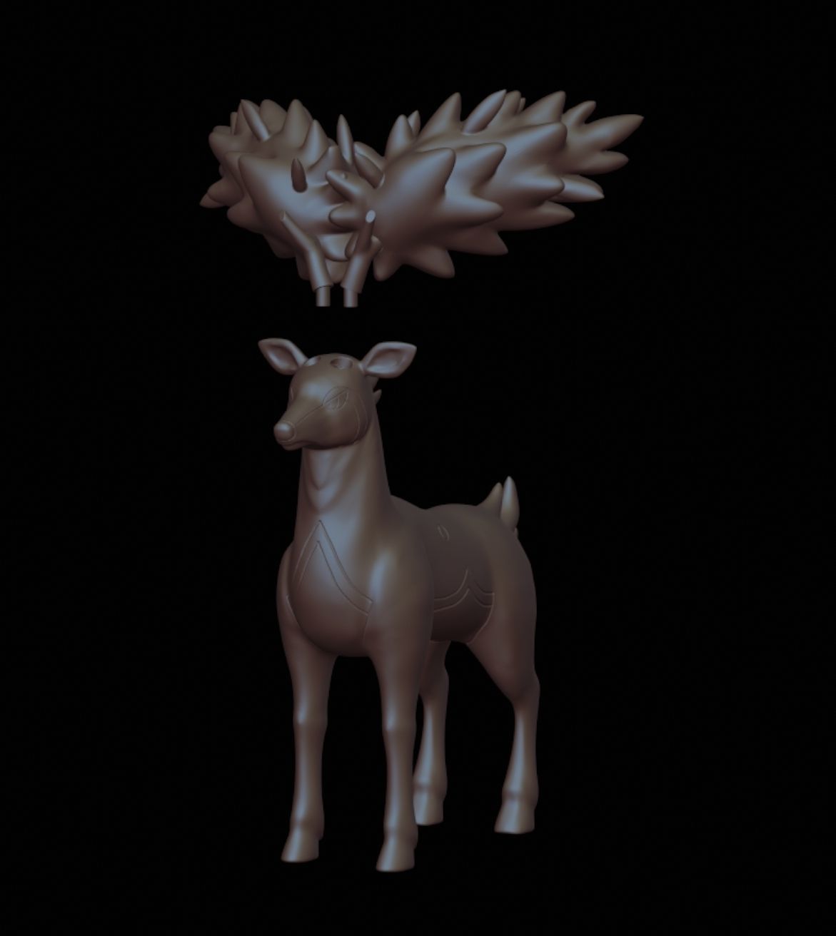 SAWSBUCK SUMMER FORM POKEMON 3D print model_3