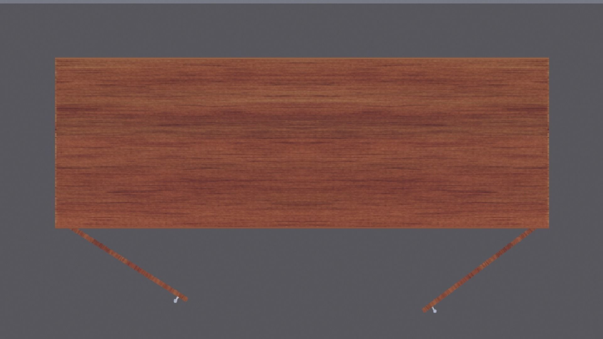 TV table Low-poly 3D model_6