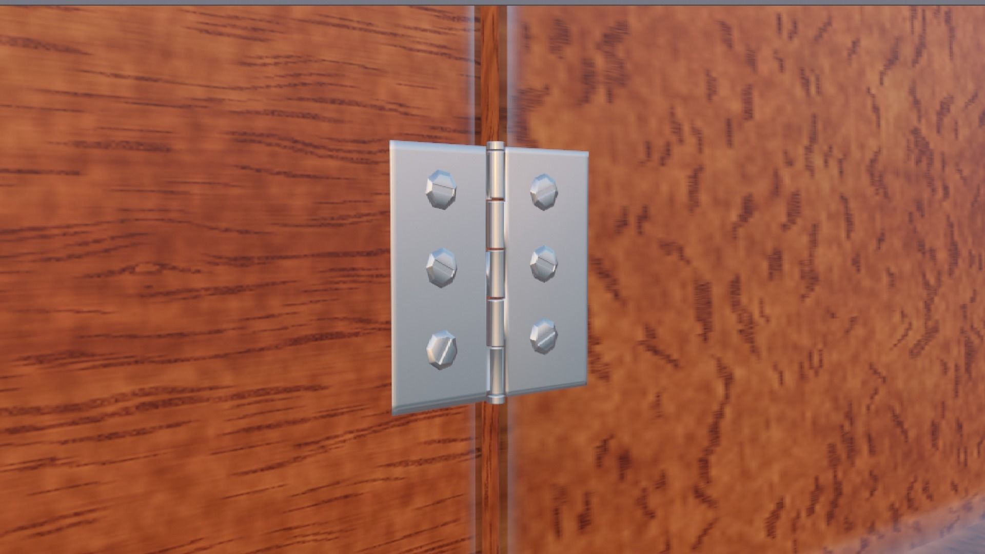 TV table Low-poly 3D model_8