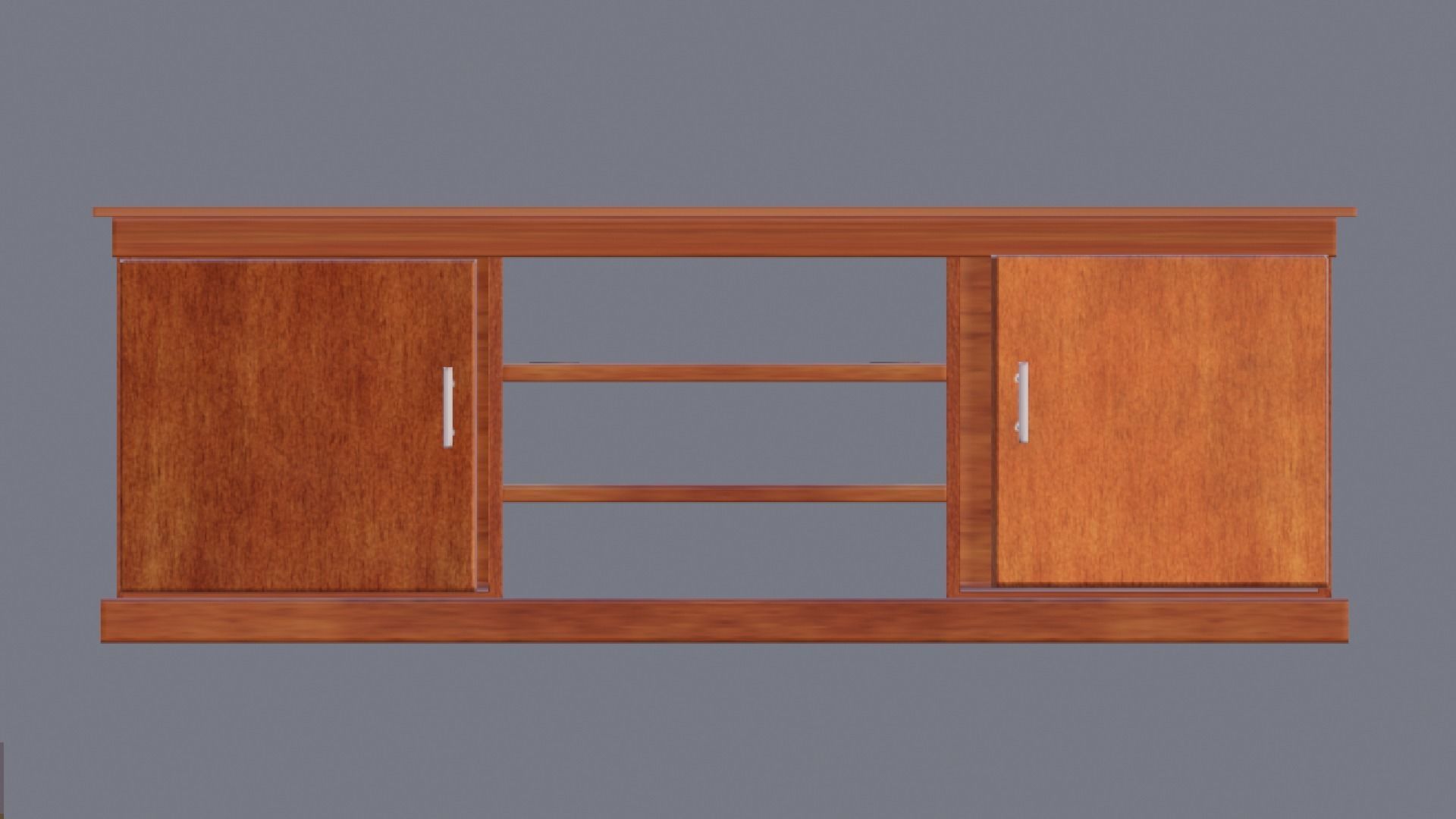 TV table Low-poly 3D model_5