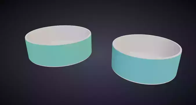 Bowl 3d model - 2 size for web design 