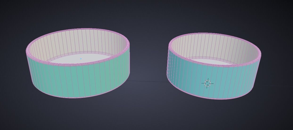 Bowl 3d model - 2 size for web design  3D model_2