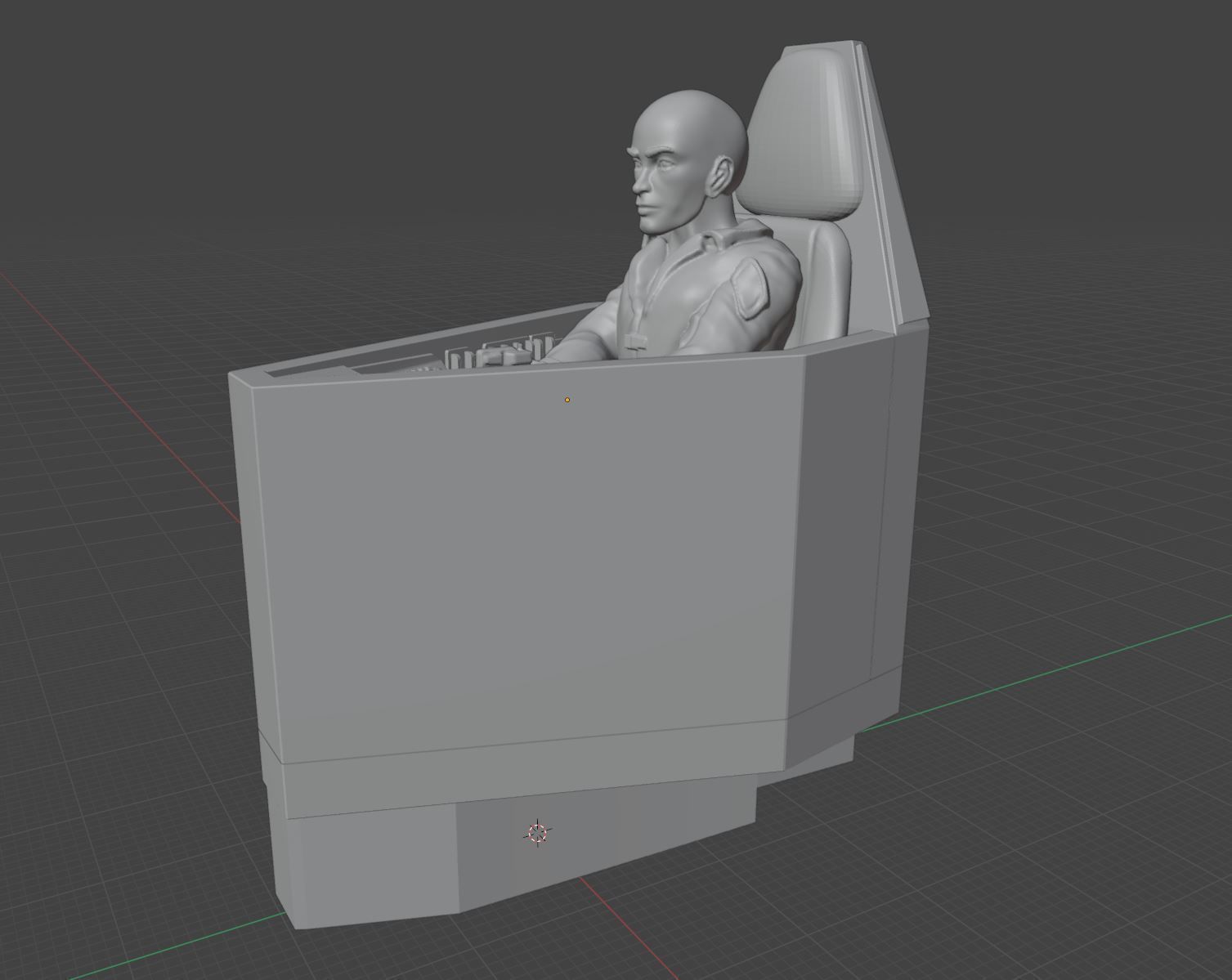 Battlestar Galactica Colonial Viper Cockpit Upgrade BSG 3D print model_2