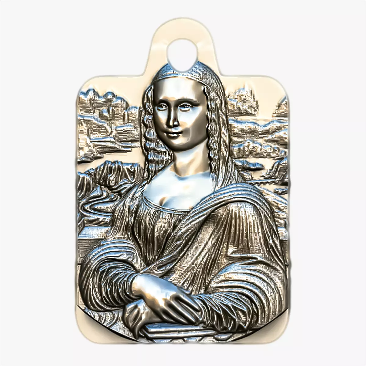 Mona Lisa Pendant 3D print model