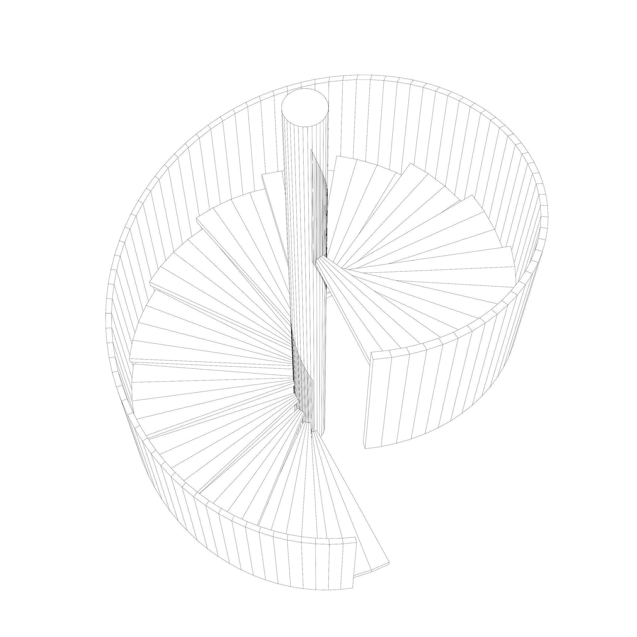 Spiral stair 2023-0002 3D model_7
