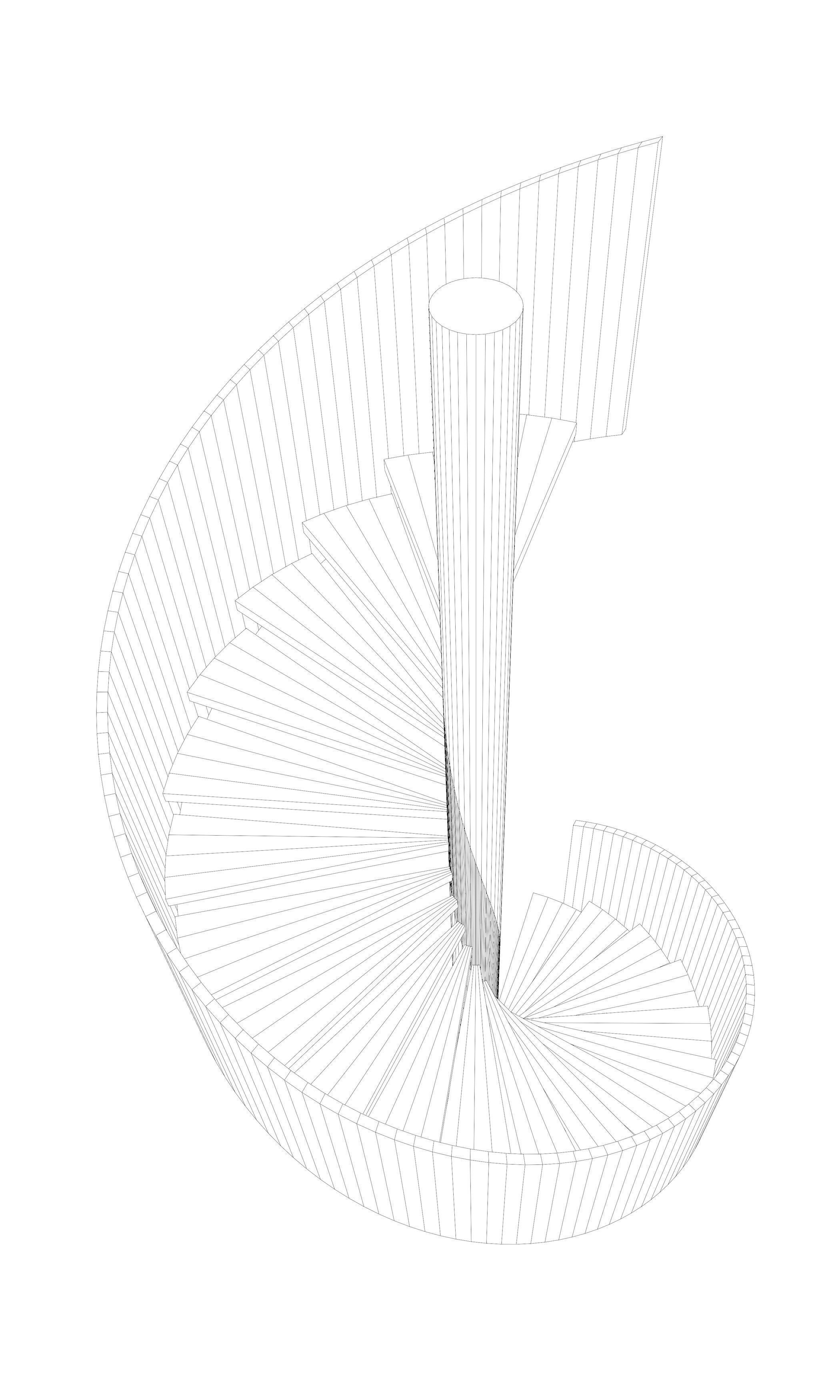 Spiral stair 2023-0003 3D model_9