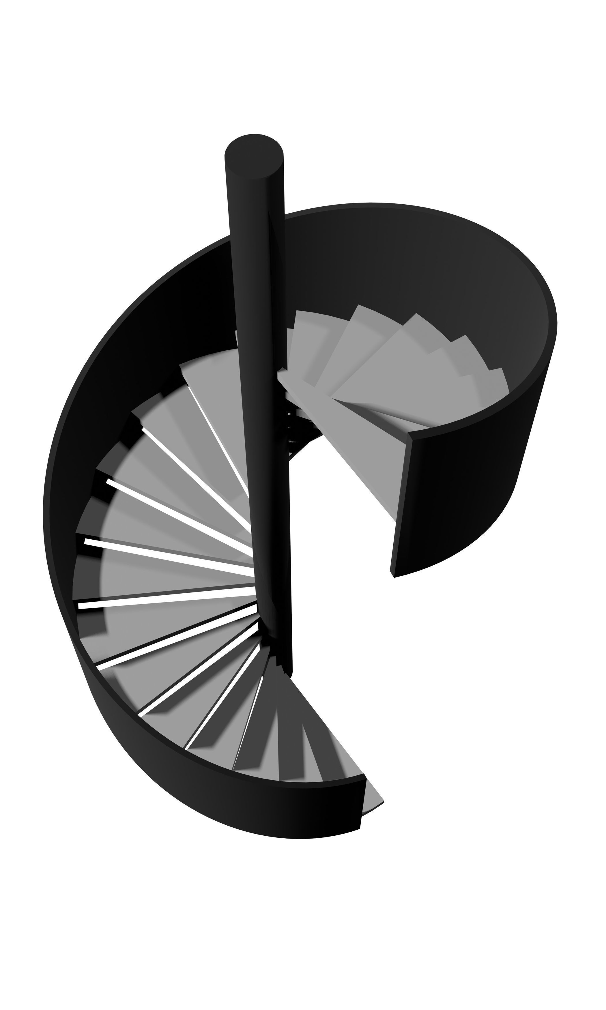 Spiral stair 2023-0003 3D model_2
