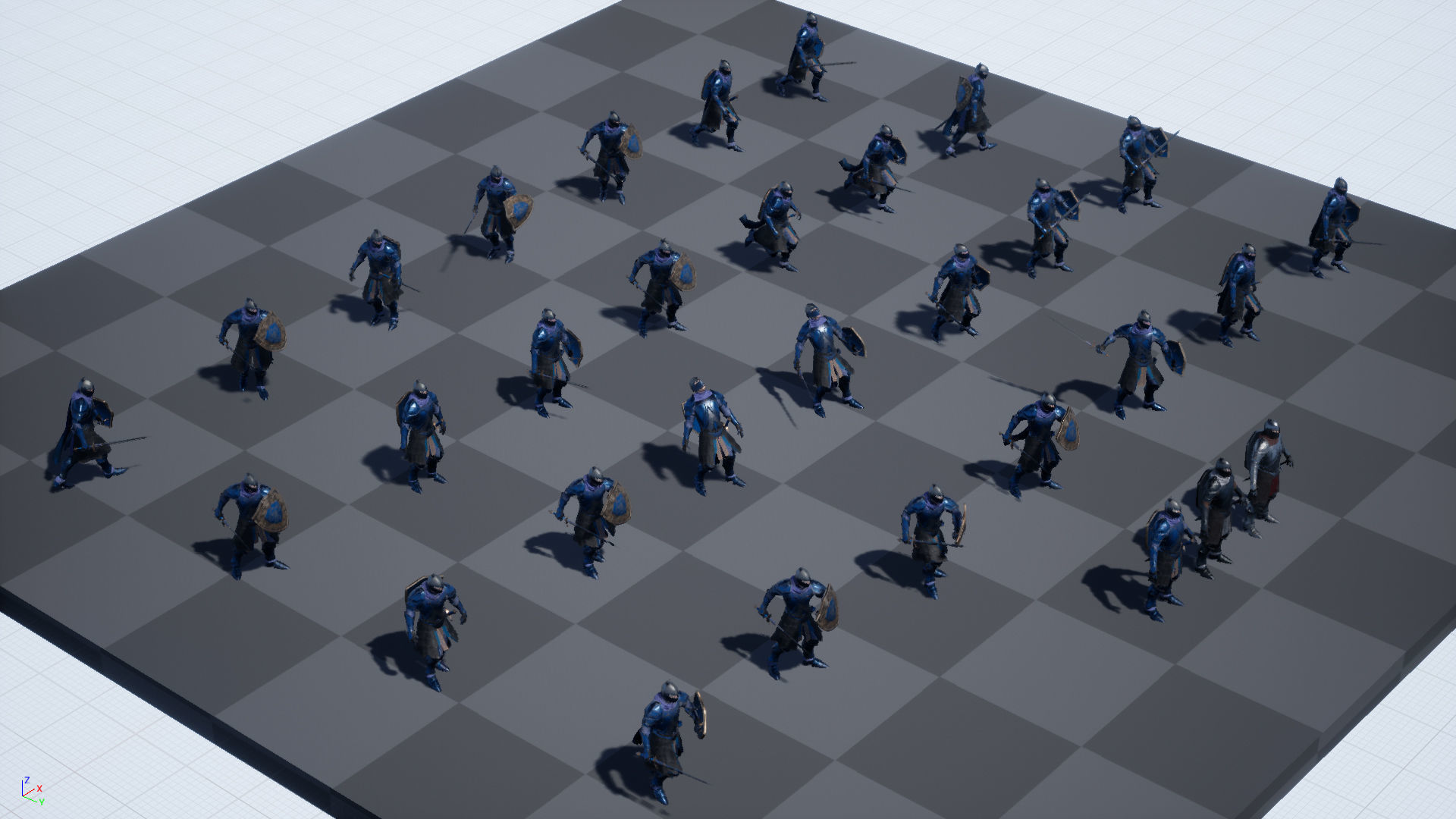 KnightShield Low-poly 3D model_25