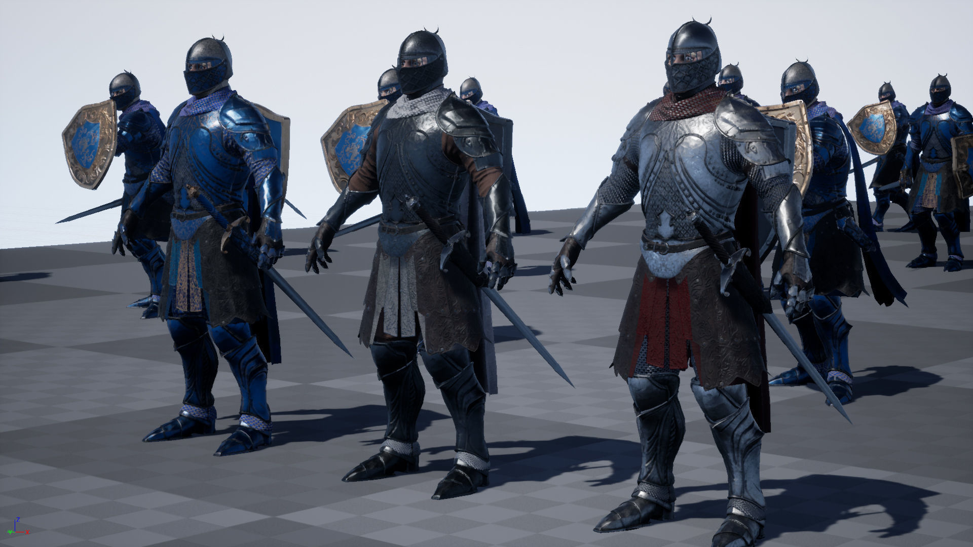 KnightShield Low-poly 3D model_23