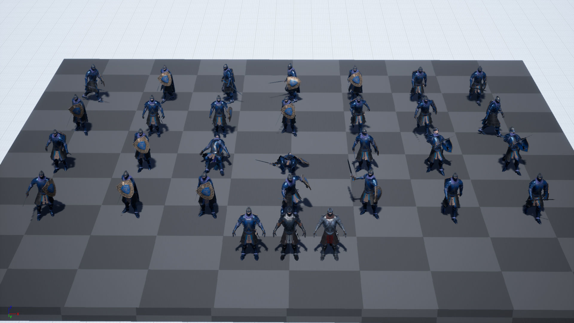 KnightShield Low-poly 3D model_24