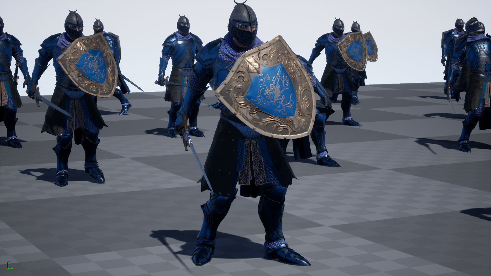 KnightShield Low-poly 3D model_27