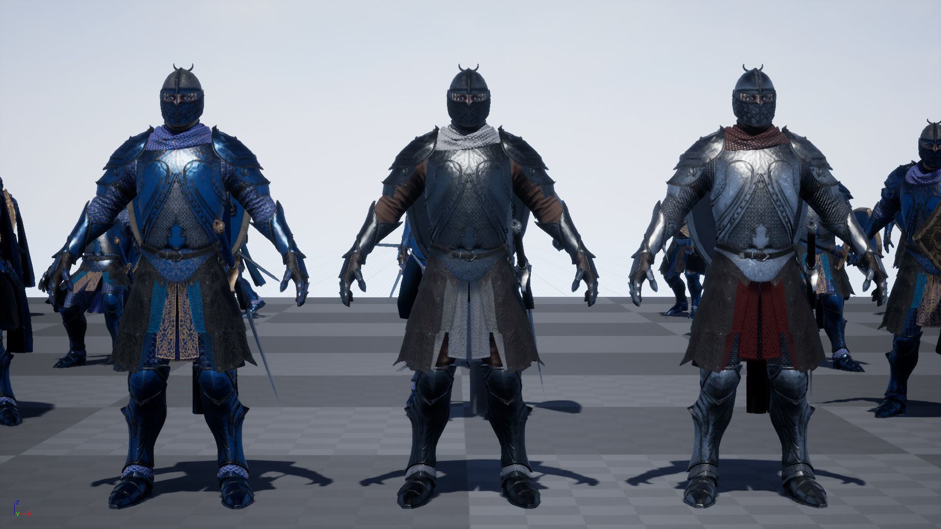 KnightShield Low-poly 3D model_28