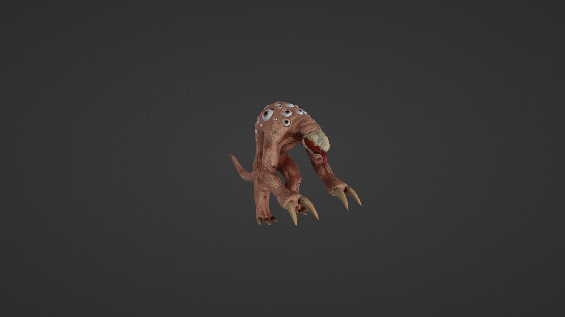 Mutant - Character Low-poly 3D model_15