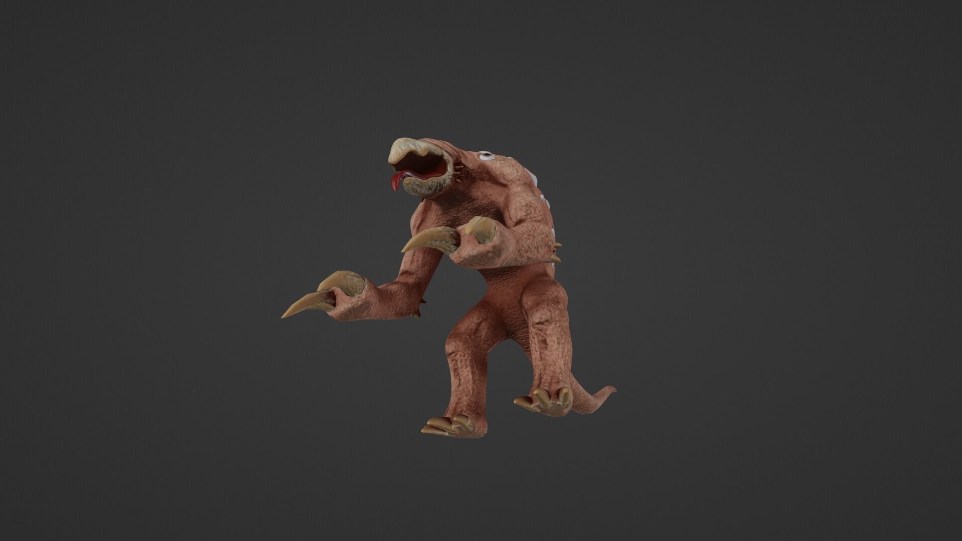 Mutant - Character Low-poly 3D model_13