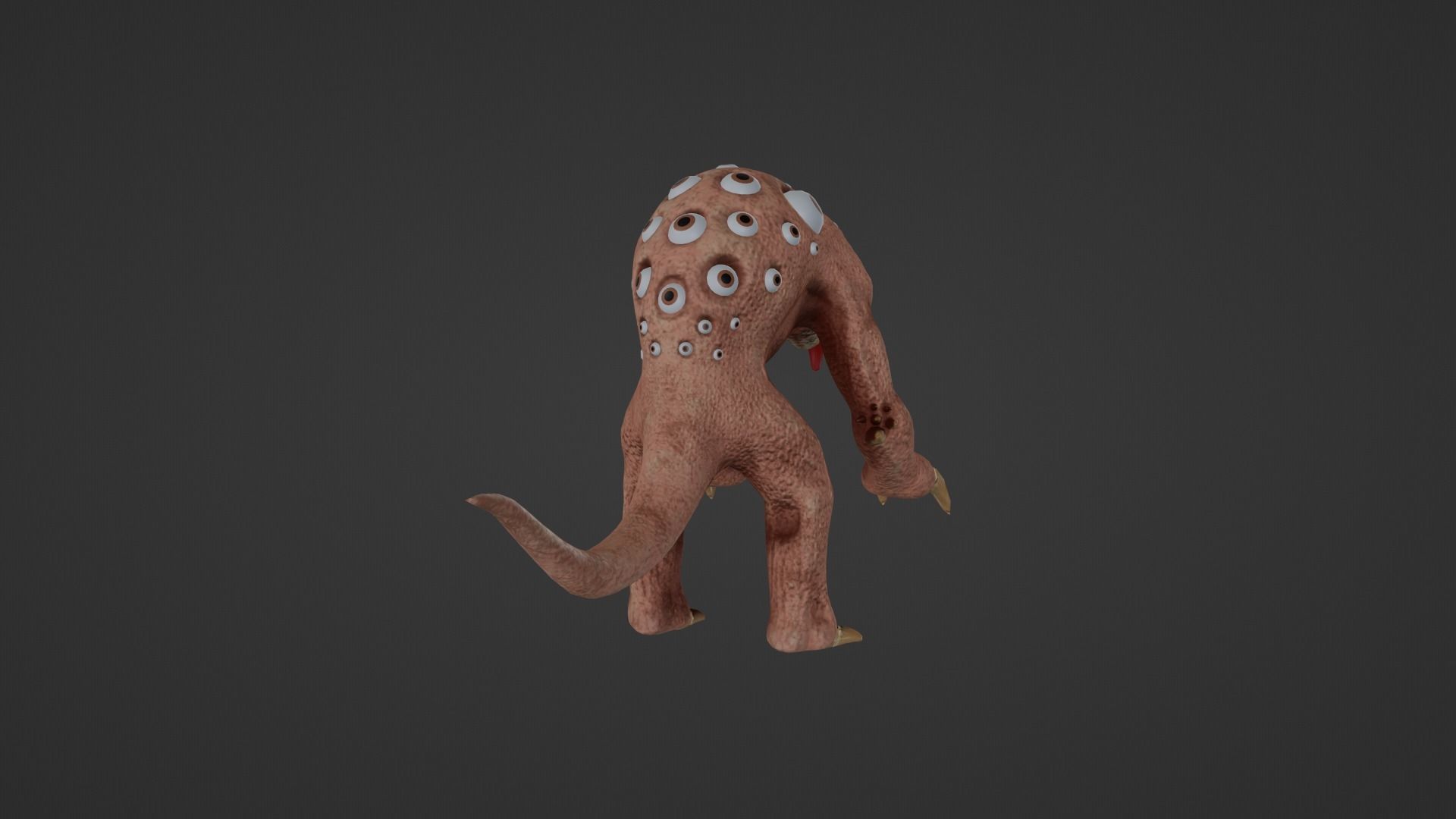 Mutant - Character Low-poly 3D model_10