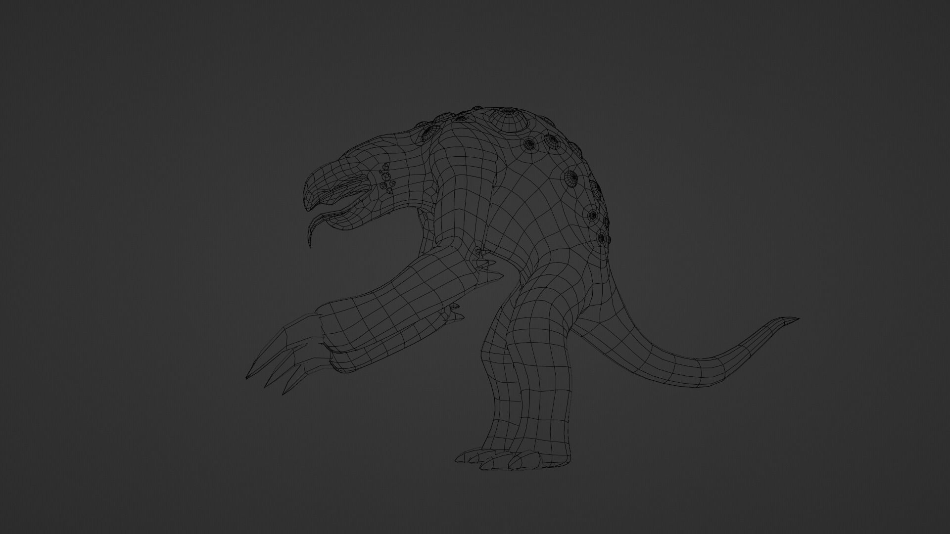 Mutant - Character Low-poly 3D model_27