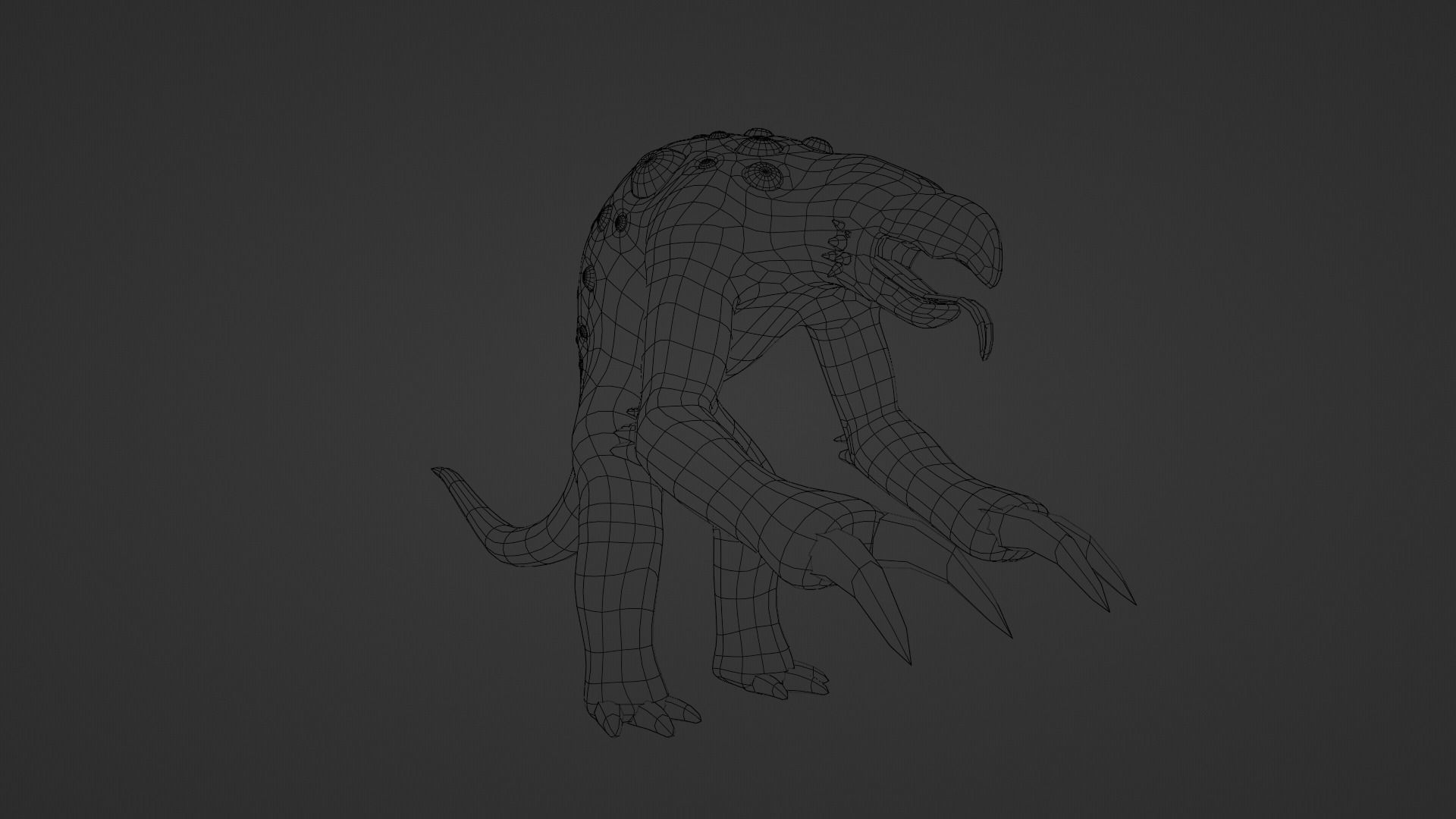 Mutant - Character Low-poly 3D model_30