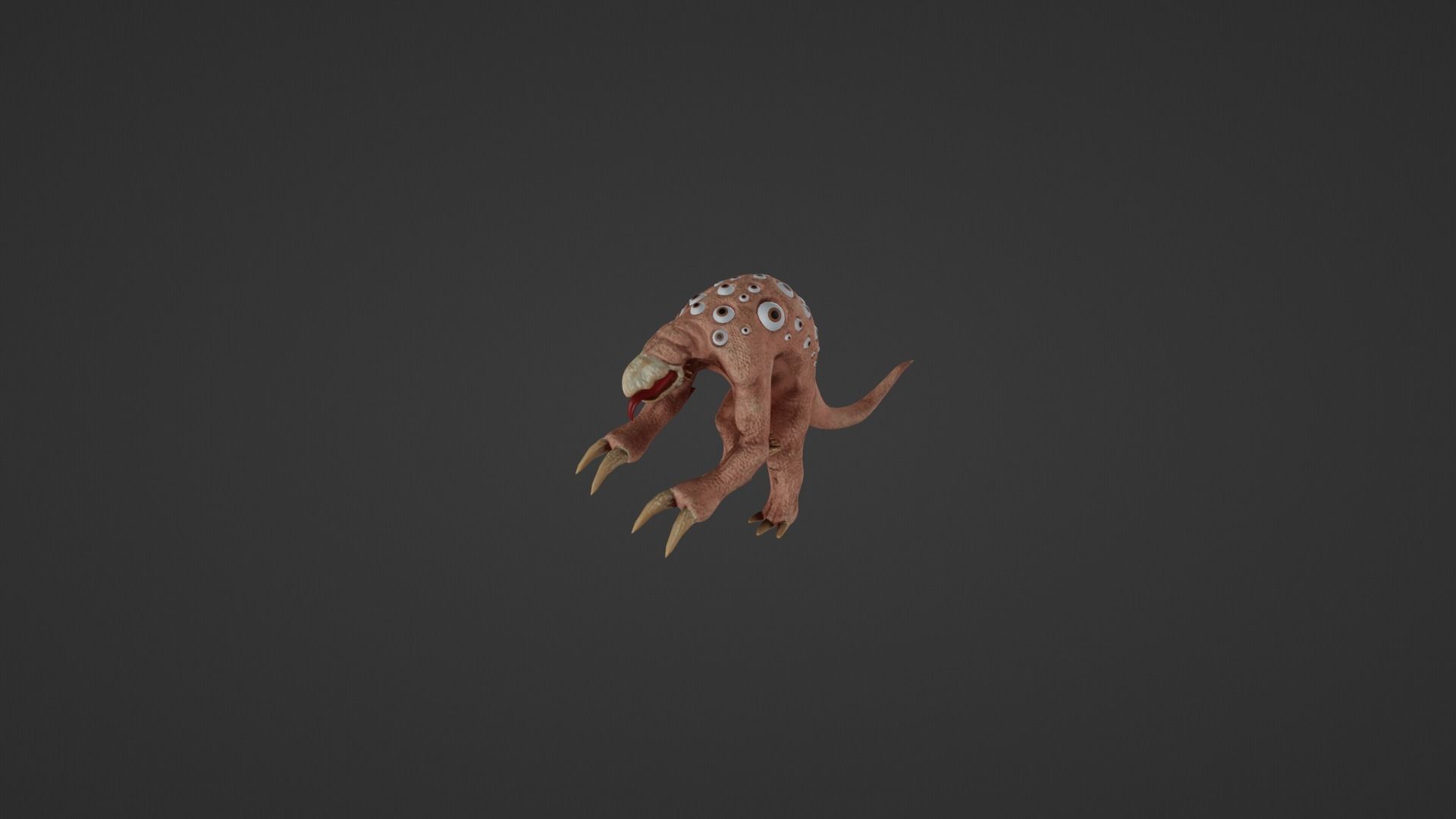 Mutant - Character Low-poly 3D model_14