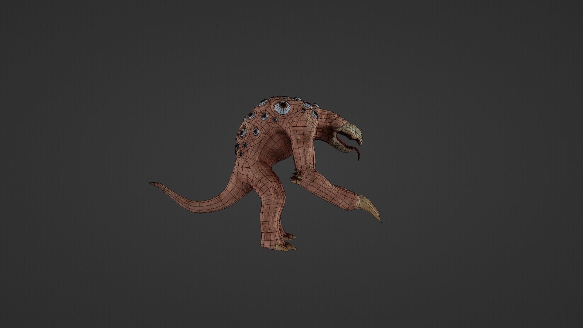 Mutant - Character Low-poly 3D model_22