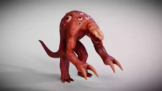 Mutant - Character Low-poly 3D model