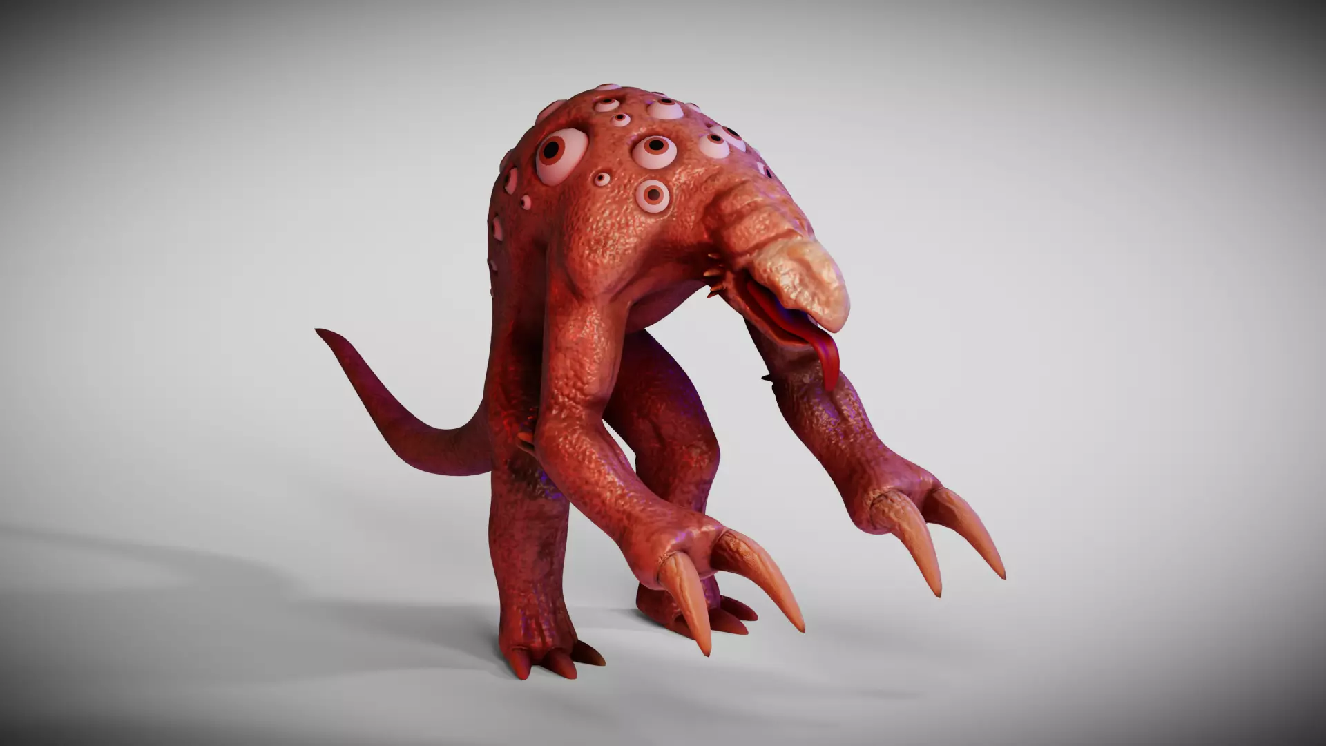 Mutant - Character Low-poly 3D model_0