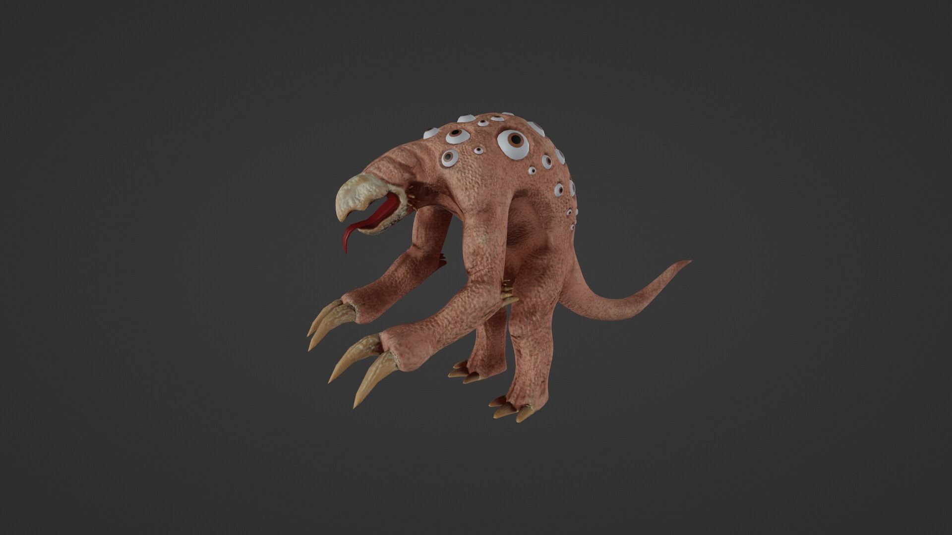 Mutant - Character Low-poly 3D model_12